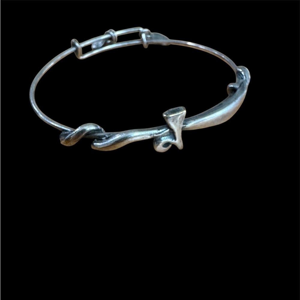 Alex and Ani Sword of Arch Angel Michael Russian Silver Bracelet